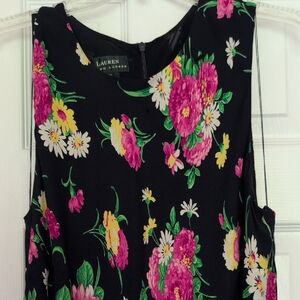 Lauren Ralph Lauren Floral Sleeveless Dress